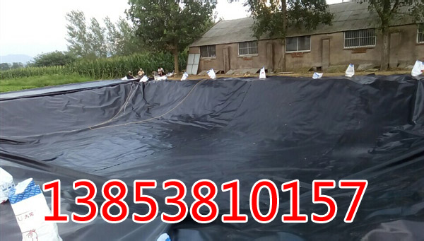 沼氣池防滲膜鋪設